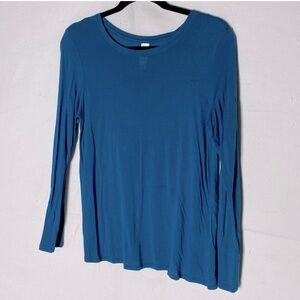 Mountain Equipment Co Op Teal Long Sleeve Crew Neck Long Sleeve Layer Shirt S